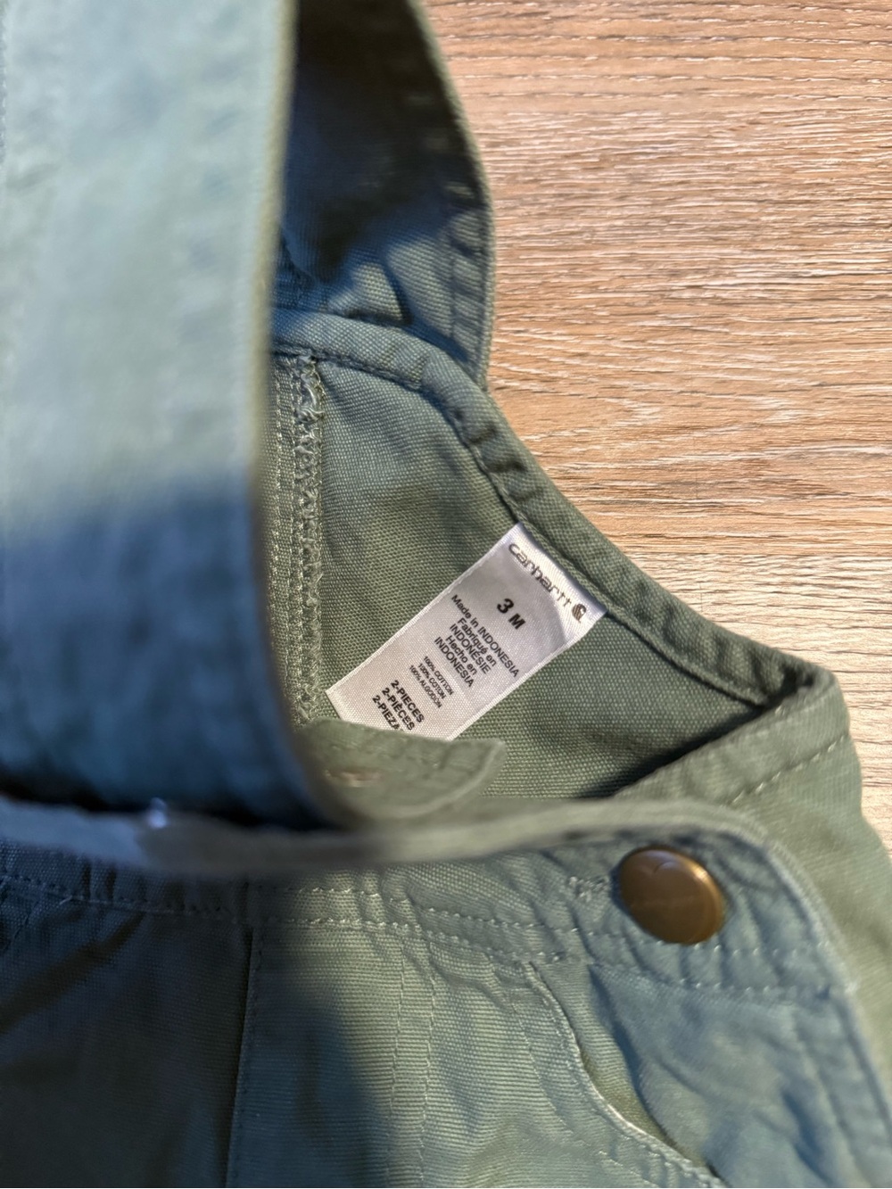 Infant Carhartt Short Overalls - Picture 3 of 4